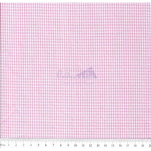 Tecido Xadrez Miúdo Rosa Claro (IXM)