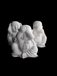 Buda Trio Cego Surdo Mudo Mod.2 Mini 12 cm