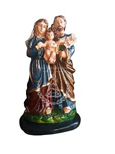 Sagrada Família em Pé Mod.3 Pintada 20 cm
