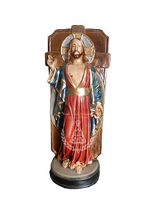 Jesus das Santas Chagas Pintado 35 cm