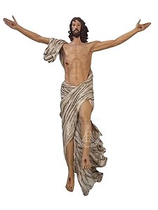 Jesus Ressuscitado de Parede Resina 150 cm