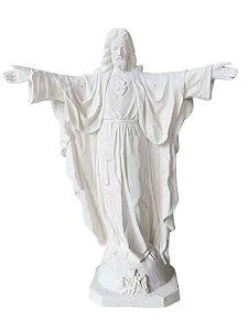 Cristo Redentor Pó de Mármore 155 cm