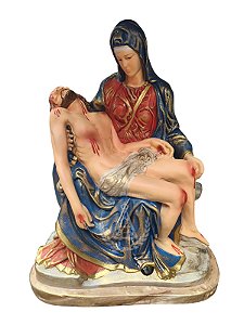 Nossa Senhora da Piedade Barroca Resina 41x32 cm