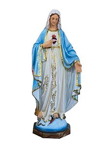 Sagrado Coração de Maria Resina 100 cm