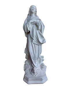 Nossa Senhora da Conceição Pó de Mármore 60 cm