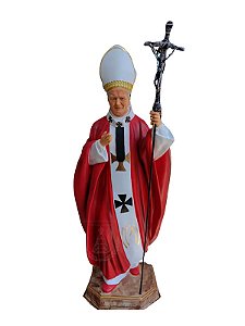 Papa João Paulo II Resina 110 cm