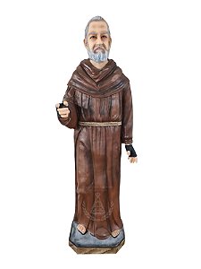 São Padre Pio Resina 155 cm