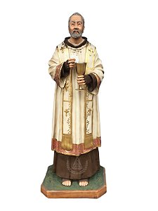 São Padre Pio Resina 120 cm