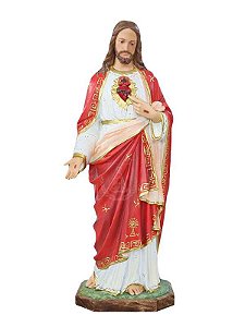 Sagrado Coração Jesus Resina 80 cm