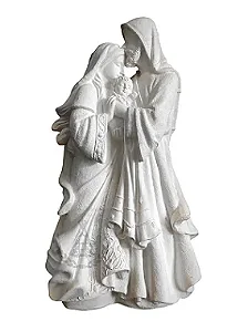 Sagrada Família Ternura Gesso 20x10 cm