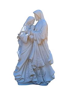 Sagrada Famíia Ternura em Pó de Mármore 170 cm