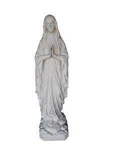 Nossa Senhora de Lourdes Pó de Mármore 165 cm