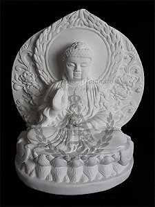 Buda Com Auréola 15 cm