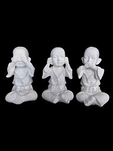 Buda Trio Cego Surdo Mudo M 15 cm