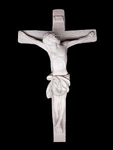 Crucifixo de Gesso 50 cm