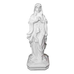 Nossa Senhora de Lourdes Gesso 34 cm