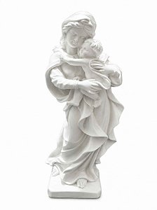 Nossa Senhora do Bom Parto Gesso 50 cm