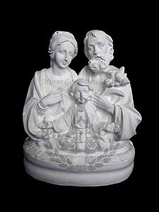 Sagrada Família Bordada busto 20 cm