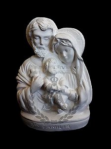 Sagrada Família Busto com Aureola 15 cm