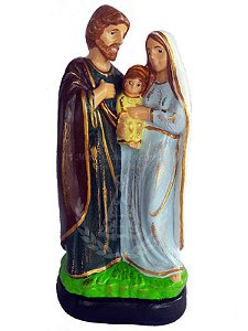 Sagrada Família em Pé Mod.2 Pintada 20 cm