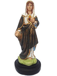 Sagrado Coração de Maria com Manto 20 cm