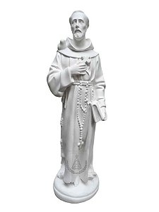 São Francisco de Assis Mod.2 Gesso 60 cm