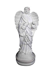 São Rafael Arcanjo Gesso 30 cm