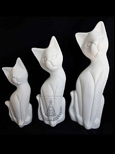Trio de Gatos P 25 cm
