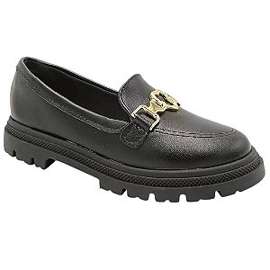 Sapato Mocassim Molekinha Infantil Preto