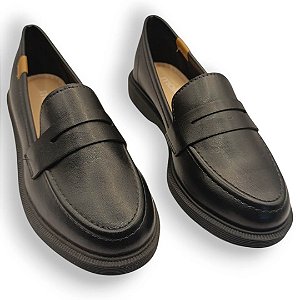 Sapato Mocassim Moleca Feminino Preto