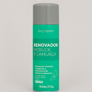 Spray Renovador Incolor de Nobuck e Camurça Palterm 180ml