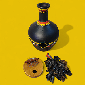 Kit Água - UDU, Kalimba e Chocalho