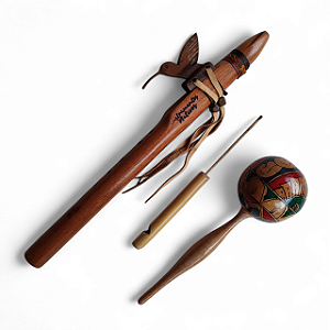 Kit Ar - Flauta, Maracá, Apito e Curso