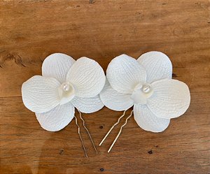 Orquídea em porcelana 7,5cm