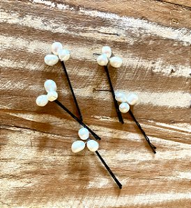 Pin / Grampo Pérolas de Água doce