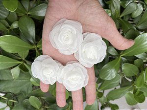 Presilha mini rosa média / unidade. (Daminha)
