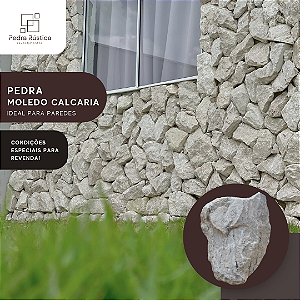 Pedra Moledo Calcaria, tamanhos variados - ( Preço /m² )