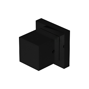 Acabamento Quadrado Preto Fosco 3/4 para Base Deca - 13210