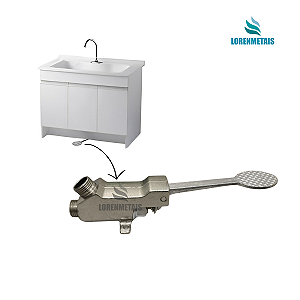 Acionador de Pedal Mecânico Metal para Torneira - 13215