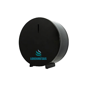 Dispenser Porta Rolão Inox Preto Fosco Sem Porta Cadeado - 13855