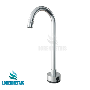 Torneira com Sensor Bica Alta Aço Inox - Loren TCS100ILD - 35003
