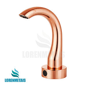 Torneira com Sensor Anti Vandalismo em Latão Rosé- Loren TS300R - 35006