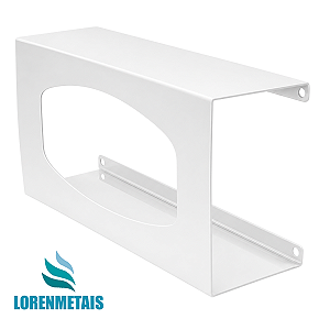 Suporte Porta Luvas Fabricado em Aço Pintura Eletrostática Branco - 13692