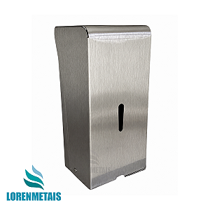 Saboneteira Aço Inox 304 Escovado c/ Chave e Reservatório 1000 ml - 13688