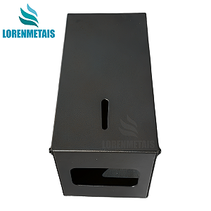 Toalheiro Cai Cai em Aço Reforçado Pintura Eletrostática Preto - 12869