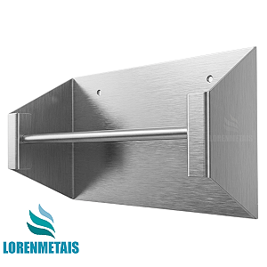 Suporte Pano Perfex Parede Aço Inox Escovado Higiênico Para Clinica - 37001