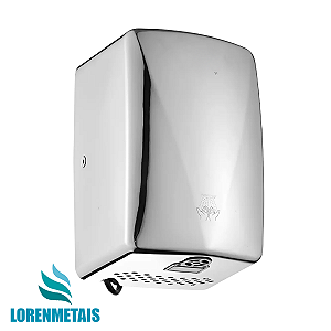 Secador De Mãos Automático Parede Aço Inox Escovado 304 Banheiro - 39003