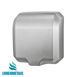 Secador De Mãos Automático Parede Aço Inox Escovado Jet Dry Banheiro - 39001