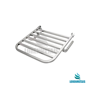Banco Articulado em Inox Polido PNE 45X45cm - 1055