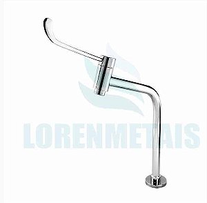 Torneira Clinica Alavanca reforçada Mesa 16 cm  45° - 12004